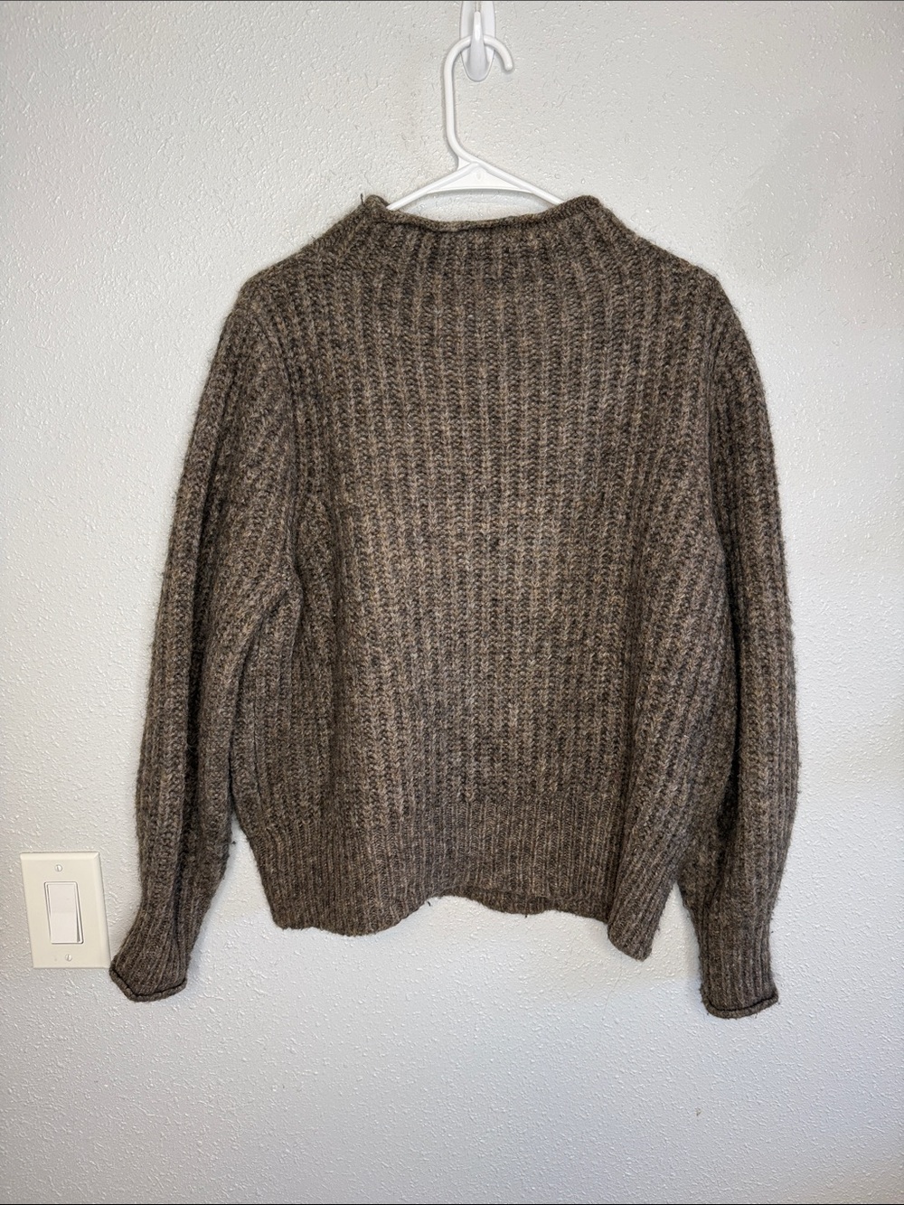Madewell Women's Loretto Mock Neck Wool Blend Sweater Medium - Picture 4 of 4